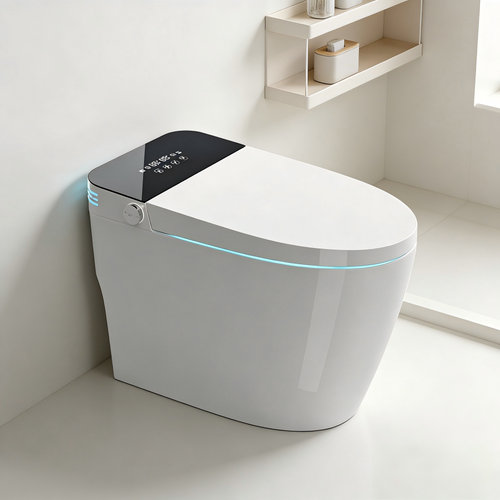 Tankless Smart Toilet With Bidet Built In, One-piece Bidet Toilet Seat, Auto ...