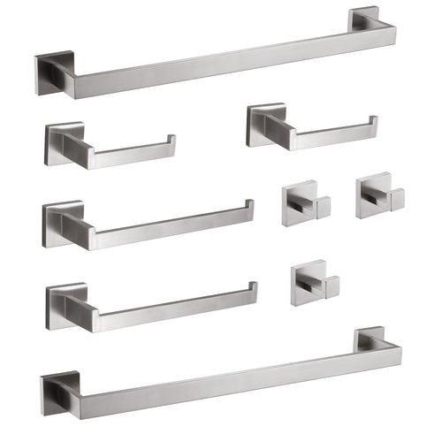 9 Piece Bathroom Hardware Set