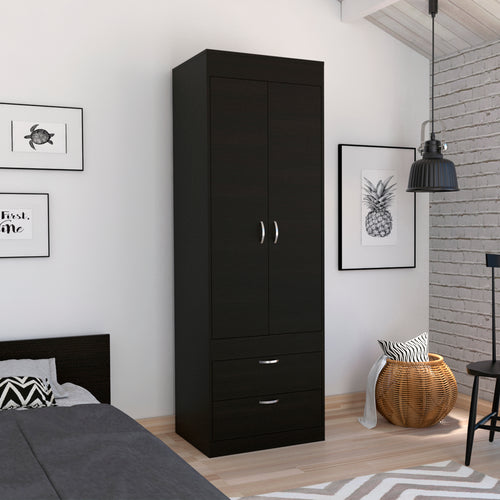 Engineered Wood Dresser Black