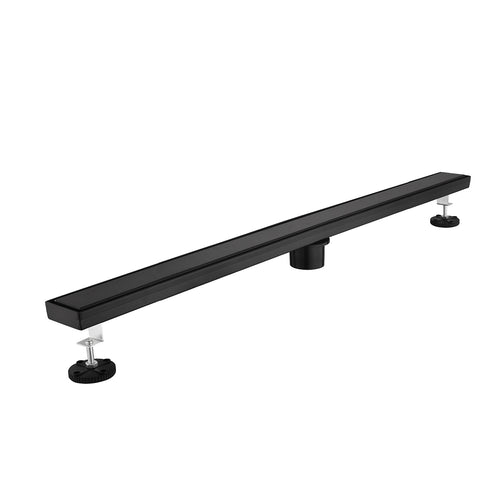 36 Inch Linear Shower Drain with Hair Strainer and Leveling Feet