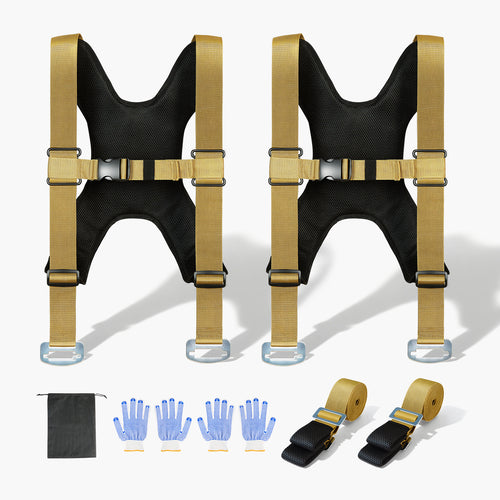Moving Straps 1000 lb Capacity 2-Person Lifting System