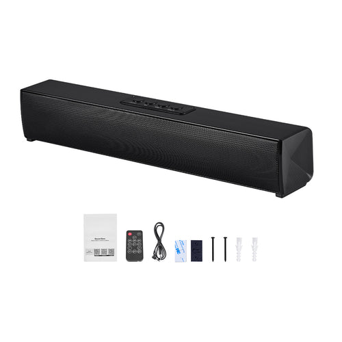 17" Soundbar 80W 2.0 Channel Bluetooth AUX TV Speaker System