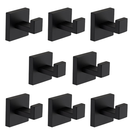 8 Pack Stainless Steel Wall Towel Hooks