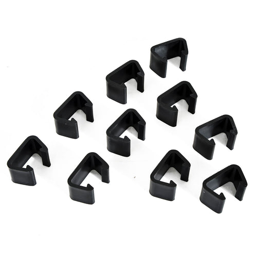 Outdoor Sectional Connector Clips Nylon Black Set of 10 No Tools