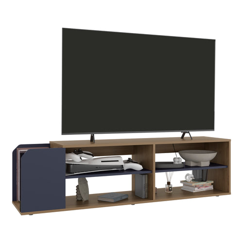 Solene Modern TV Stand Media Console Open Shelves