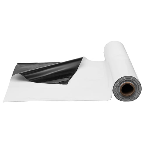 10' x 100' Heavy Duty Plastic Sheeting Roll, 6 Mil Thick