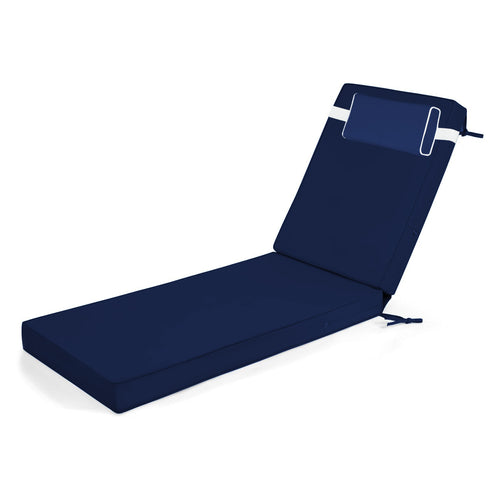 Outdoor Chaise Lounge Cushion 80 x 26 x 3 inch Replacement