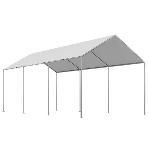 10 x 20 ft Carport Canopy Tarp UV-Resistant Waterproof