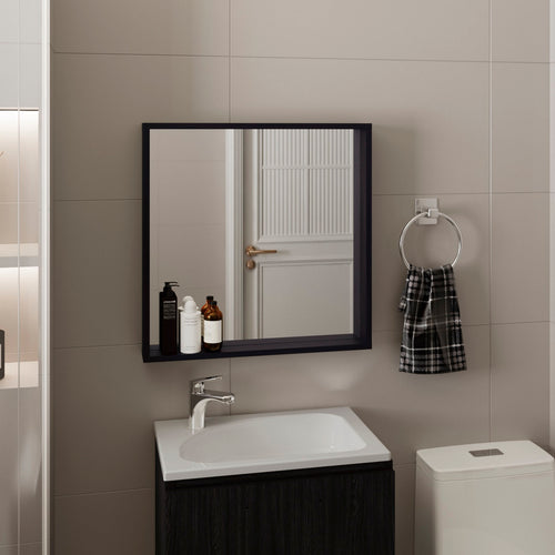 Wall-Mounted Bathroom Medicine Cabinet Mirror with Storage