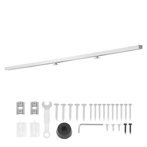 Sliding Pocket Door Hardware Track Kit, 68.74" Pocket Door Track Kit