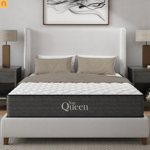Mattress Hybrid Memory Foam Pocket Springs Gray Full 10in