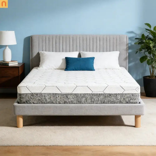 Mattress Memory Foam Multi-Layer Zoned White 12in Queen Japan