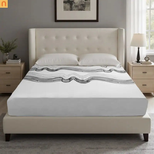 Mattress Memory Foam Multi-Layer High Rebound White 12in King Japan