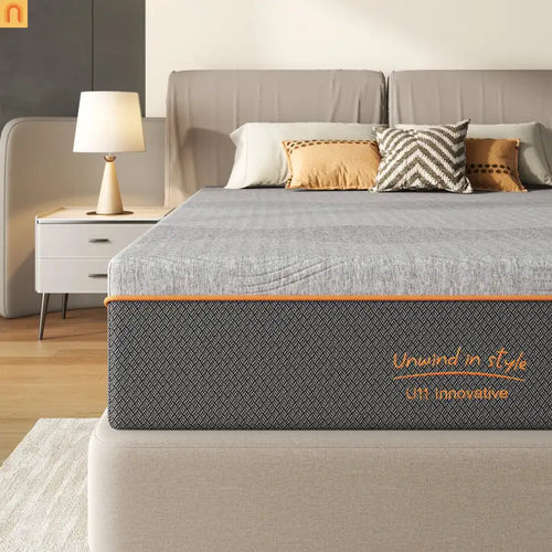 Queen Memory Foam Mattress 14in Green Tea Charcoal