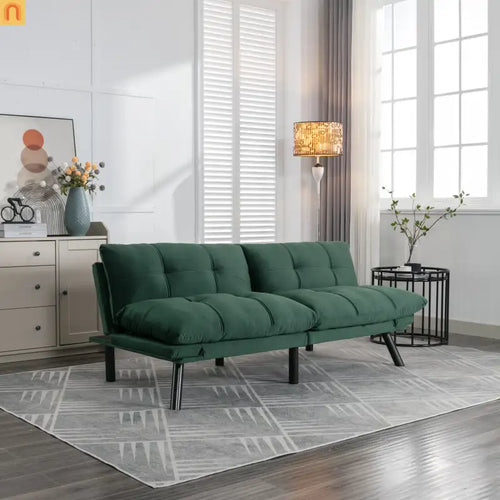 Sofa Bed Convertible Emerald Twin Adjustable Backrest 800 lb 70in
