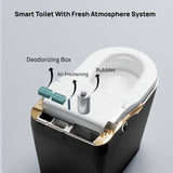 Tankless Modern Smart Toilet With Bidet, Auto Flush, Auto Open/Close