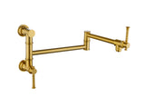 Pot Filler Faucet Wall Mount Pot Filler Faucet, Modern Brass Pot Filler