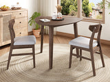 Engineered Wood Dining Set Brown