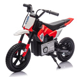24V Kids Ride On Electric Toy Motocross Motorcycle,200W High Speed Hub Motor,Rea