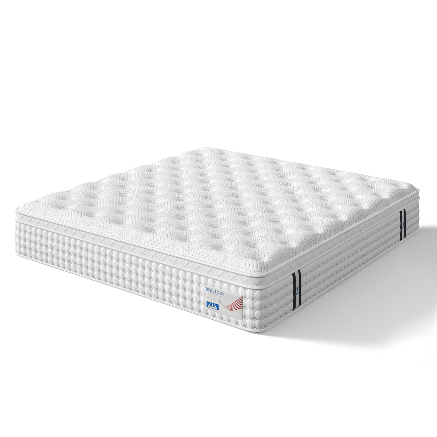 12 Inch King Hybrid Mattress Memory Foam Pocket Spring