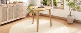 Engineered Wood Dining Table Natural 39"
