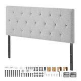 Headboard, Full Size Headboard with Adjustable Height