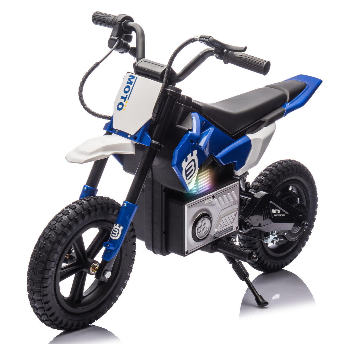 24V Kids Ride On Electric Toy Motocross Motorcycle,200W High Speed Hub Motor,Rea
