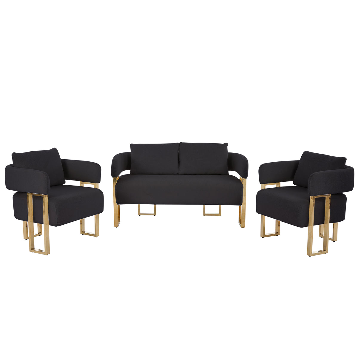 Sofa Black/Gold