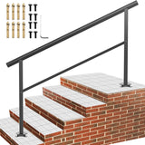 Aluminum Outdoor Stair Handrail 165LBS 60" Adjustable 0-30°