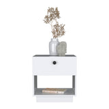 Engineered Wood Nightstand White