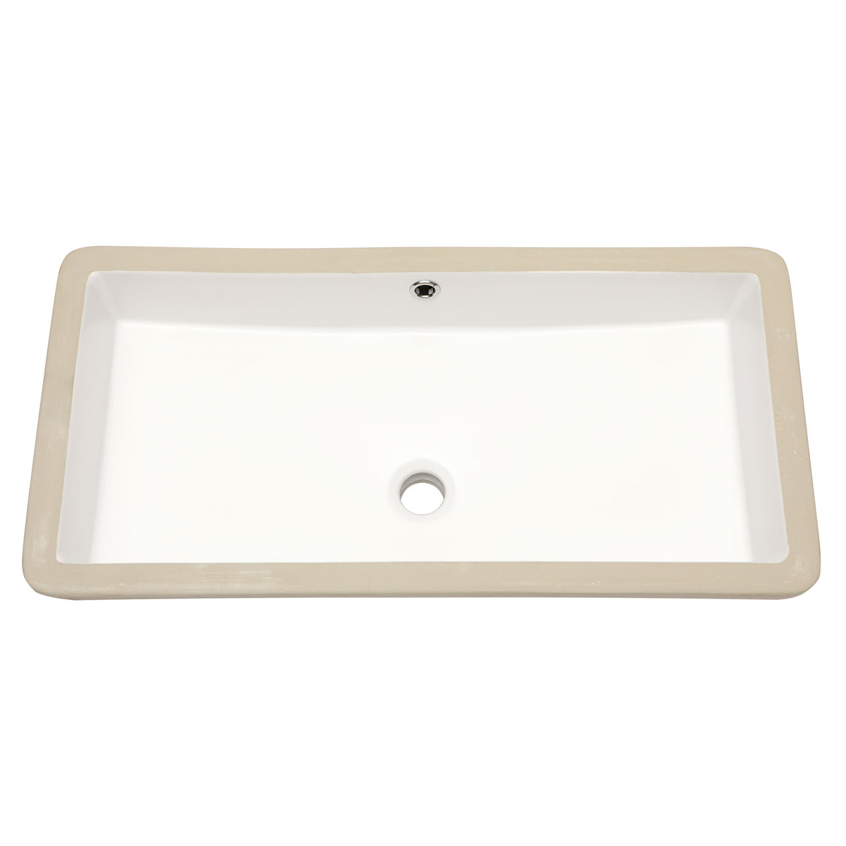 28 x 14 Inches Modern European Inspired Ceramic Rectangular Undermount Bathroom