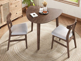 Engineered Wood Dining Set Brown