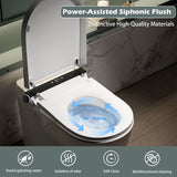 Smart Toilet With Bidet Built-in, Auto Flush, Foot Kick