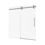 56-60"W x 60"H Frameless Sliding Tub Shower Door Enclosure