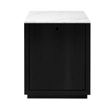 K&K 82.7 inch Kitchen Island with Extendable Dining Table for 4-6 Person,Faux Ma