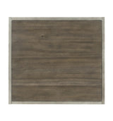3-Piece Coffee and End Table Set, Wood with Metal Frame