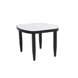 Modern Outdoor Arc Side Table 23.6" Marble Sintered Stone