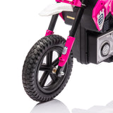 24V Kids Ride On Electric Toy Motocross Motorcycle,200W High Speed Hub Motor,Rea
