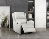 Faux Leather Glider Recliner Chair Living Room Seating