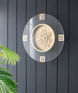 23.5" Round Roman Numeral Moving Gear Wall Clock