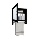 Mirror Medicine Cabinet - White - Towel Rack - 19.7" x 17.7"