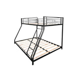 Full Metal Bunk Bed Black