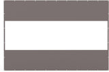 8'H x 12'W Waterproof PVC Outdoor Clear Panel Curtain Gray
