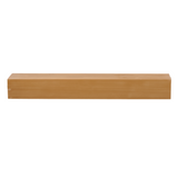 60" Fireplace Mantel Floating Shelf Fir Wood Light Brown