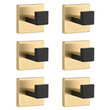 6 Pack Stainless Steel Wall Towel Hooks
