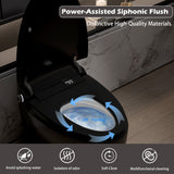 Smart Toilet with Bidet Built in, ADA One-Piece Toilet Auto Open/Close