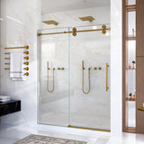 56"-60"W*72" H Frameless Single Sliding Shower Door