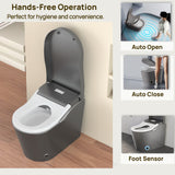 Tankless Modern Smart Toilet With Bidet, Auto Flush, Auto Open/Close