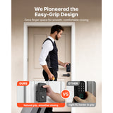 Fingerprint Door Lock Set, Electronic Biometric Deadbolt Keyless Entry Door Lock