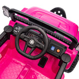 12V Kids Ride On Electric Truck Car W/Parents Control,2WD,Four-wheel suspension,